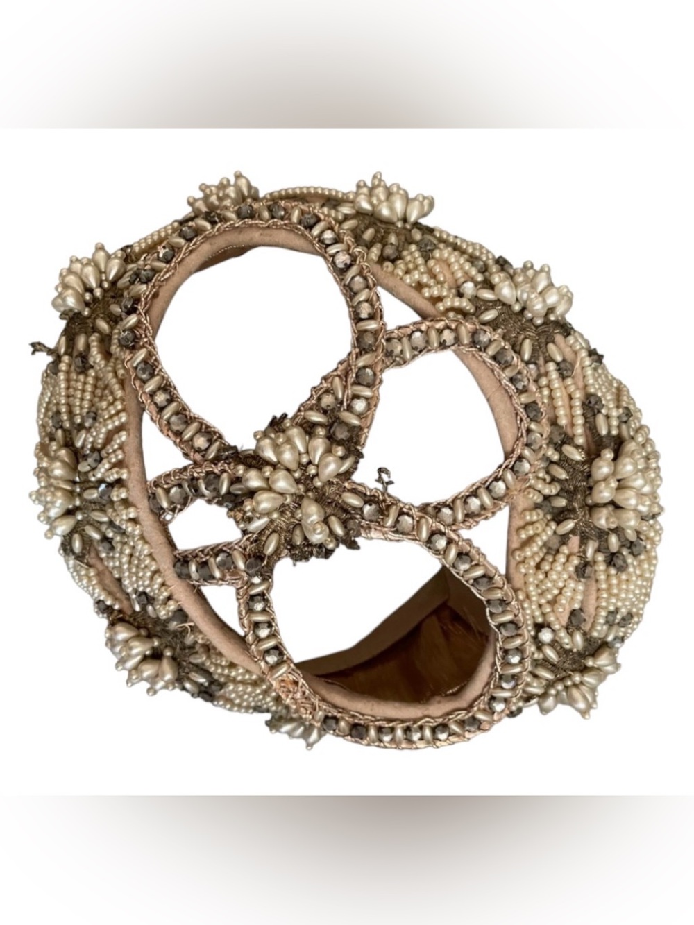 Vintage Authentic 1950s Ransohoffs open-crown Cocktail Hat 💎